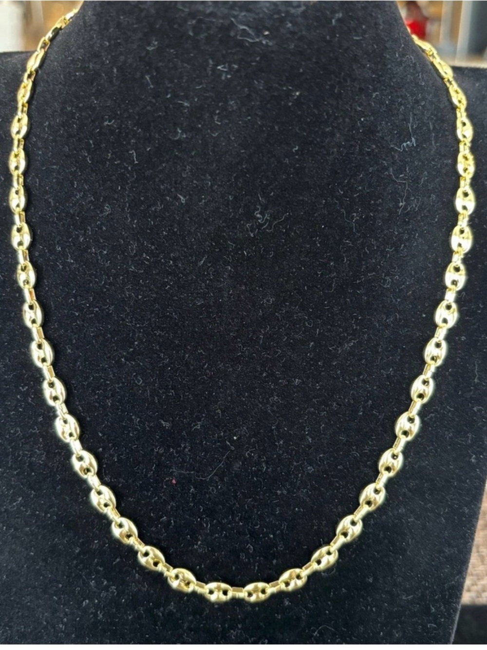 Classic Gold Link 18K Gold Filled Necklace - Women Jewelry